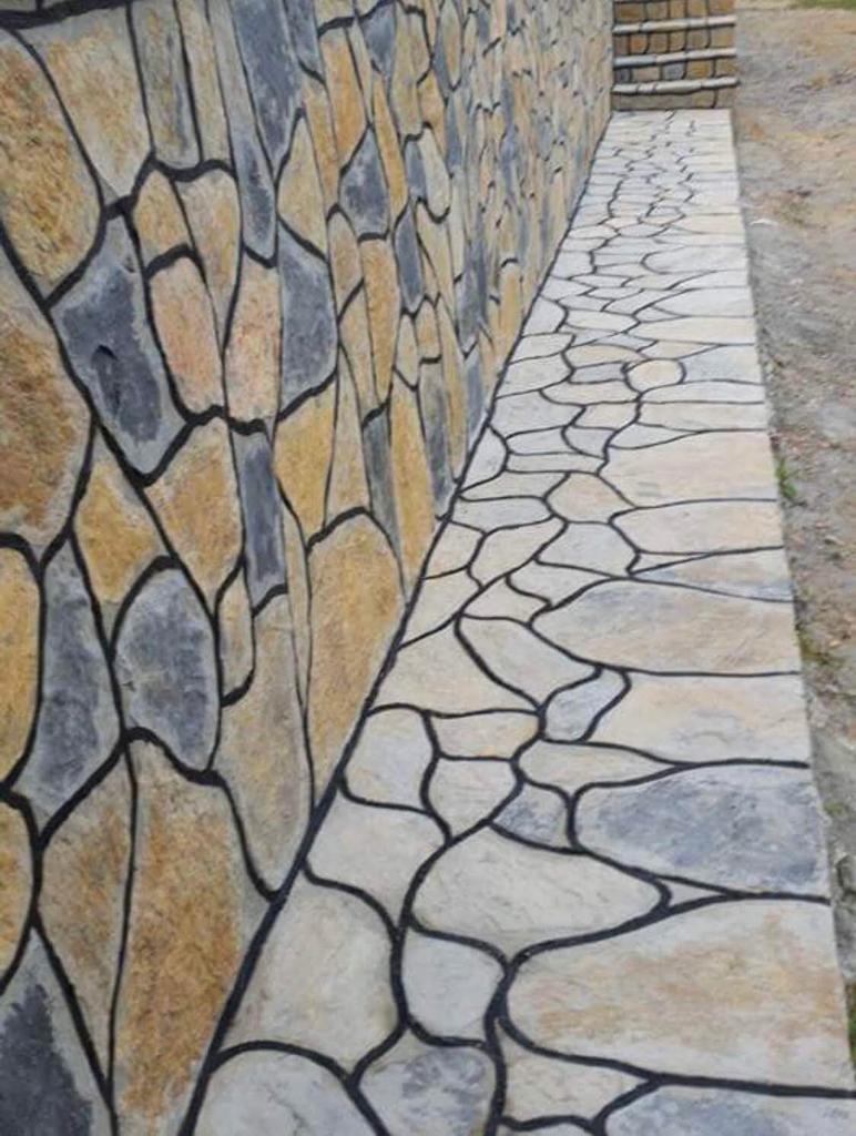 Mimari uygulamalar ve dekoratif doğal taş döşeme